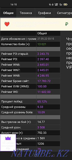 Top account in the CIS all tanks GK and BP Almaty - photo 1