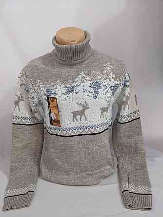 Новогодний свитер Парные Джемпер Олень Влюблен Снежок Свитшот Регланы Almaty