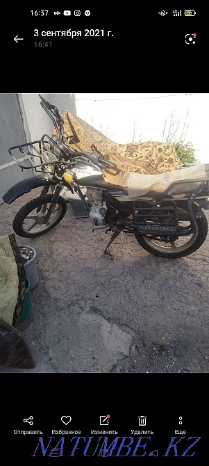 Мотоцикл сатылады 150 куб ж?ріп т?р обмен бар мал?а жыл?ы тай ?р?ашы Сатпаев - изображение 1