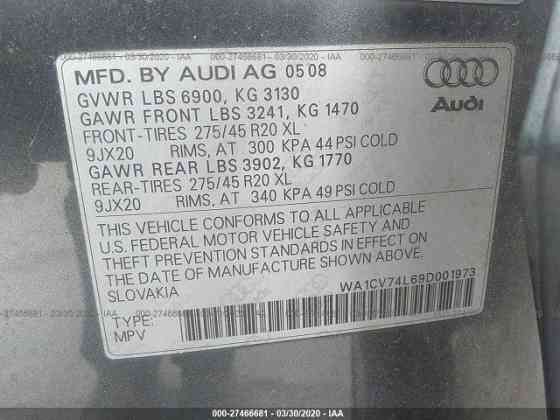 Audi Q7 двс BAR 4.2 (выпуск от 2005 до 2009 г.) Almaty