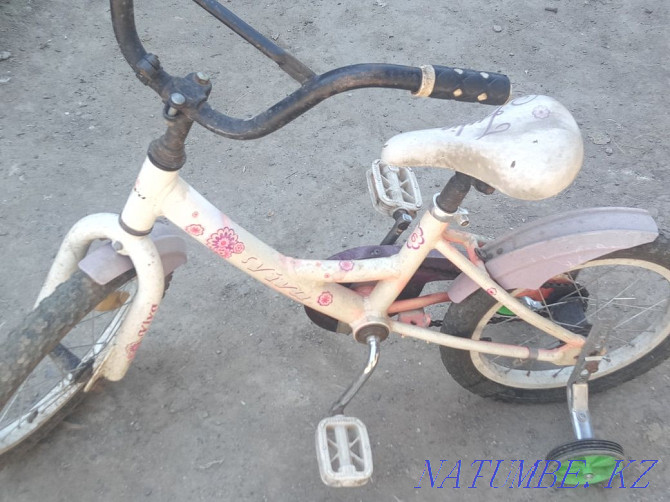 Детский велосипед для девочек, можно обмен на кур, кролики декоратив. Алматы - изображение 1
