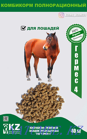 Compound feed for fattening and dairy cattle, horses, small cattle Yereymentau - photo 3