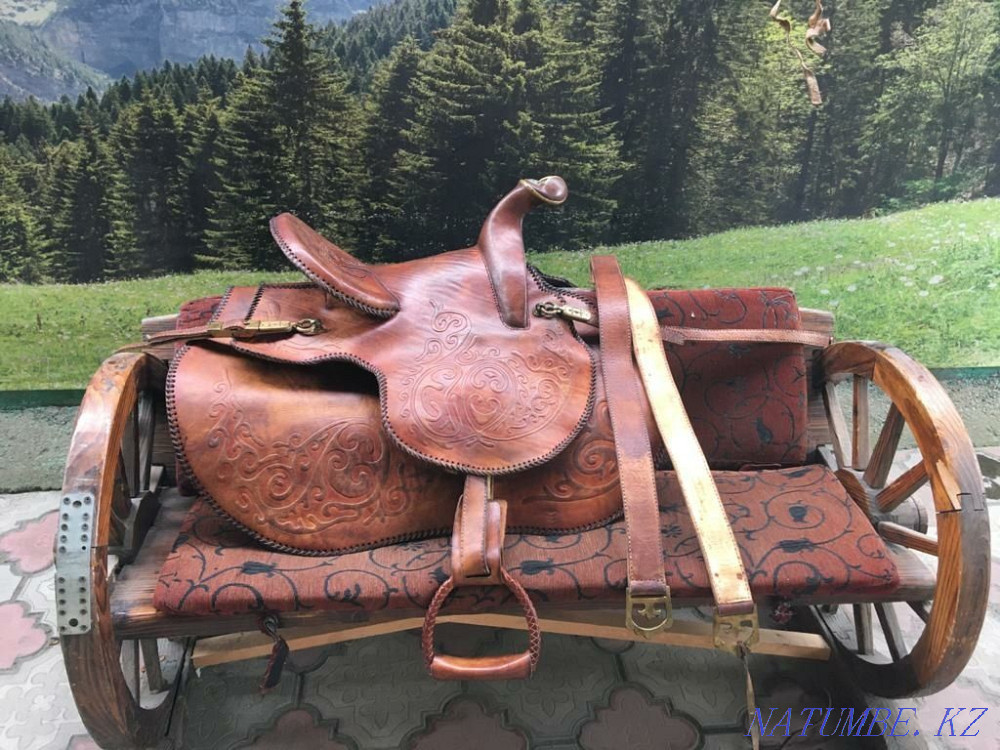 Ерто?ым. Седло для лошади. Алматы - изображение 1