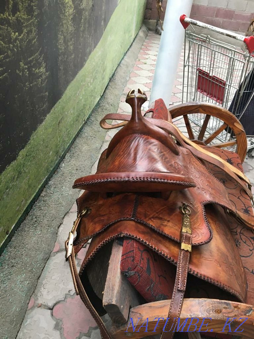 Ерто?ым. Седло для лошади. Алматы - изображение 2