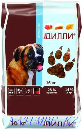 Dilly food for puppies, 16 kg Almaty - photo 1