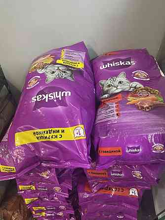 Whiskas 5 кг корм для кошек вискас Алматы