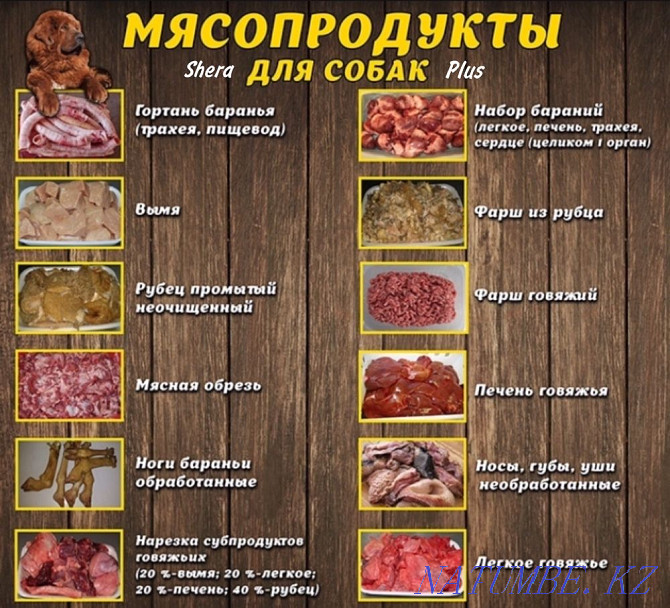 Meat products for dogs and cats Almaty - photo 1