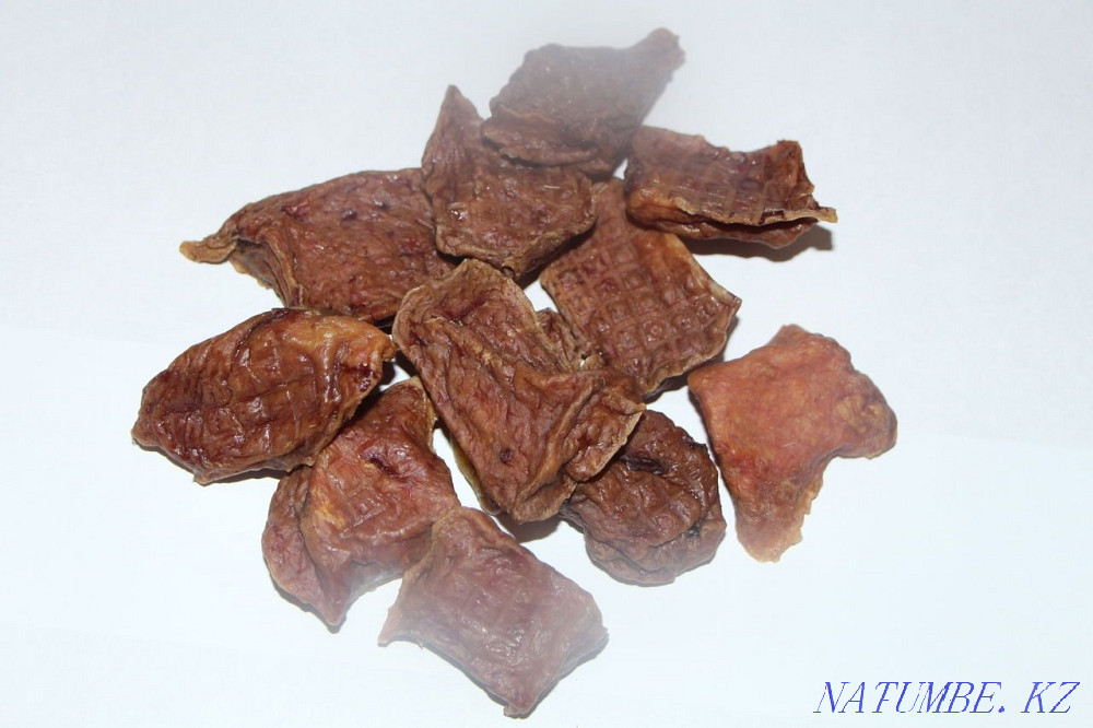 Сушеное Вымя говяжье - лакомство для собак кошек корм Алматы - изображение 1