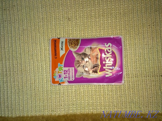 Влажные корма вискас пауч для ваших котов и кошек Алматы - изображение 1