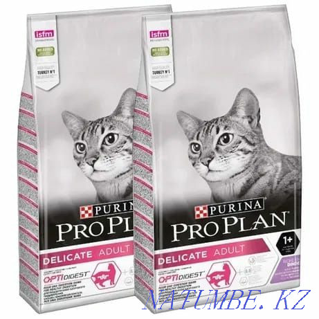 Pro Plan food for cats with sensitive digestion, food for cats. Astana - photo 1