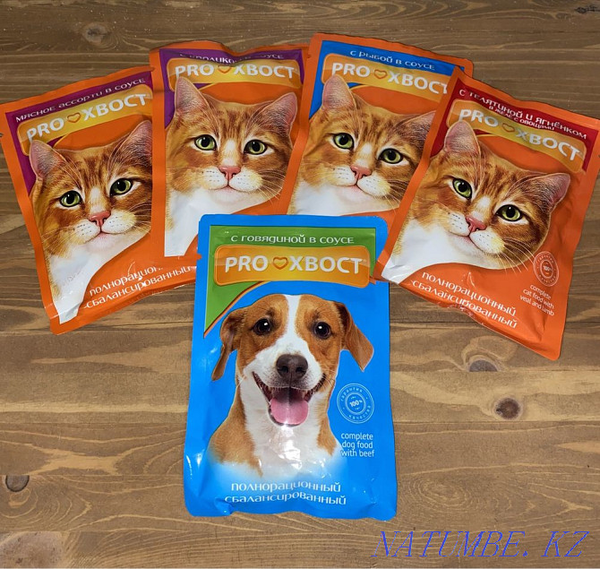 Wet food for cats and dogs Pro tail Almaty - photo 1