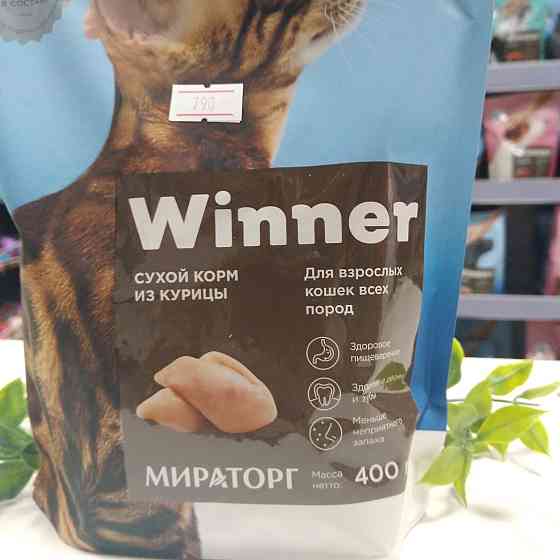 Корм Винер, Winner для кошек полнорационный сухой корм Астана