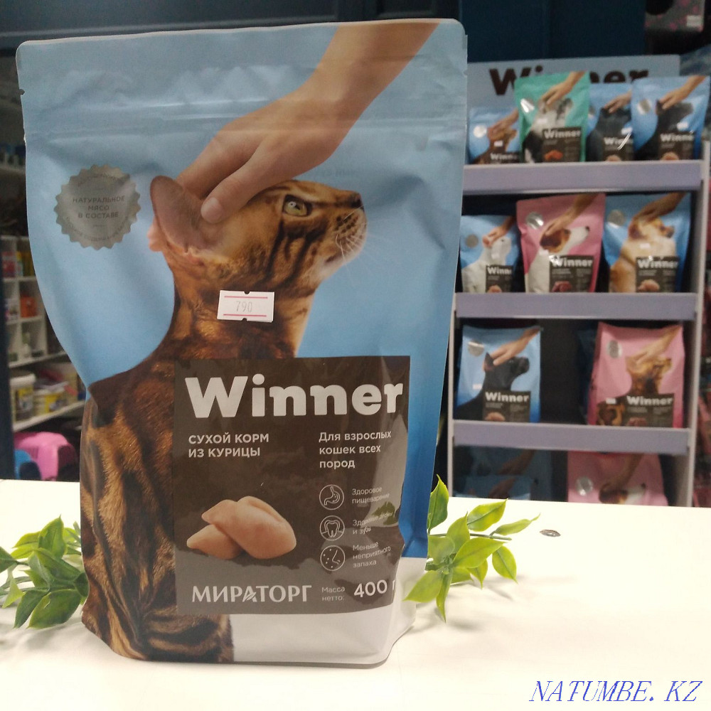 Корм Винер, Winner для кошек полнорационный сухой корм Астана - изображение 1