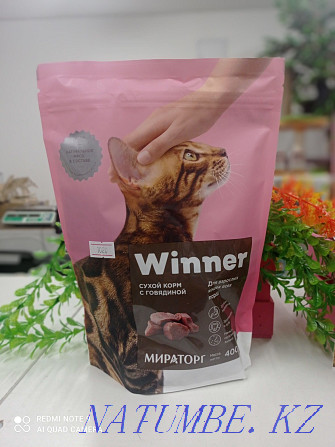 Food Winner with beef for adult cats 400 gr Белоярка - photo 1