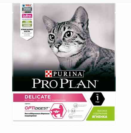 Сухой корм Проплан деликат для кошек с чувствительным пищеварением Astana