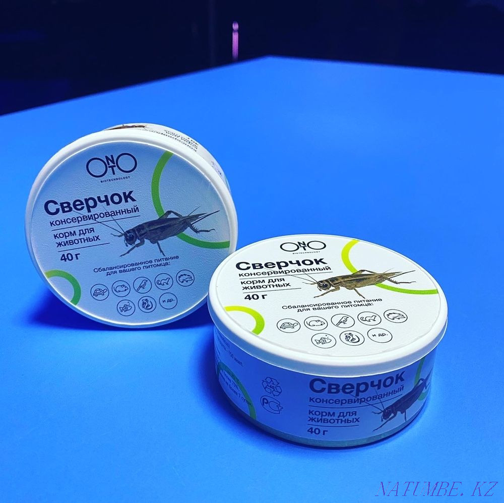 Корм "ONTO" для рептилий в "ЖИВОМ УГОЛКЕ" в Таугуле Алматы - изображение 4