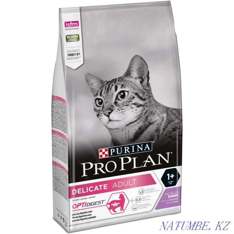 Purina Delicate корм с индейкой для кошек в зоомагазине "ЖИВОЙ МИР" Алматы - изображение 1