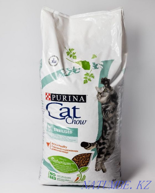 Сухой корм для кошек Purina Cat Chow (кет чау, кэт чау) 1кг. Астана - изображение 4