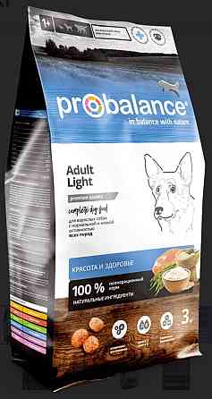 Сухой корм для собак Probalance "Adultlite", контроль веса, 3 кг Уральск