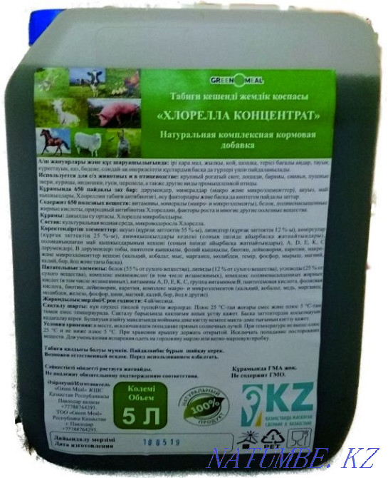 Feed additive - "Chlorella concentrate" Pavlodar - photo 1