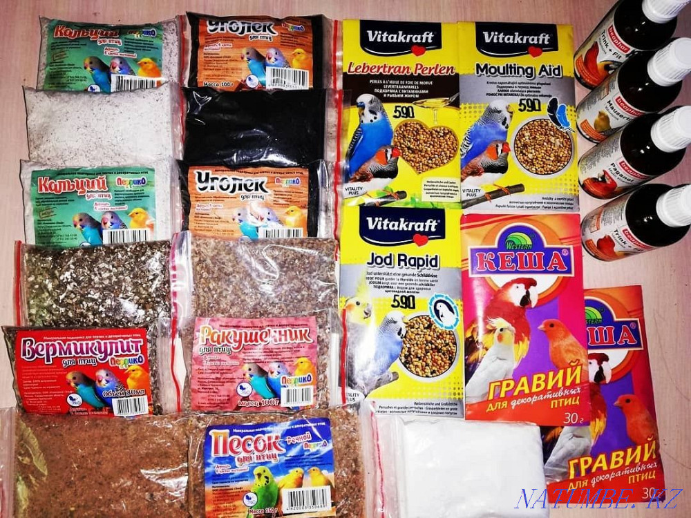 Витамины для Волнистых Попугаев Костанай - изображение 1