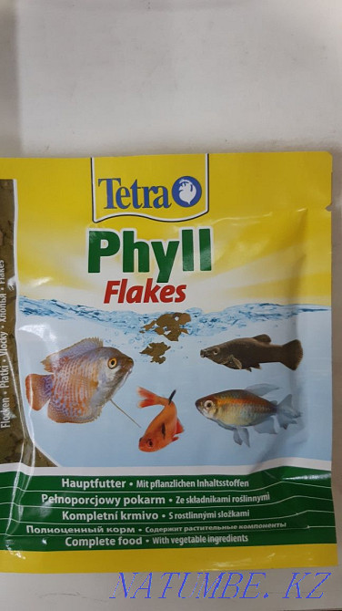 Корм для рыбок Tetra Phyll Flakes. Алматы - изображение 1