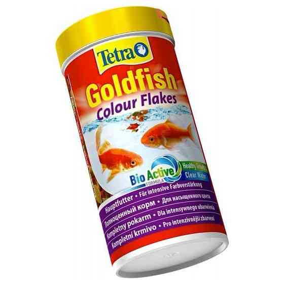 Корм для золотых рыбок Tetra Goldfish Colour Flakes. Караганда Караганда