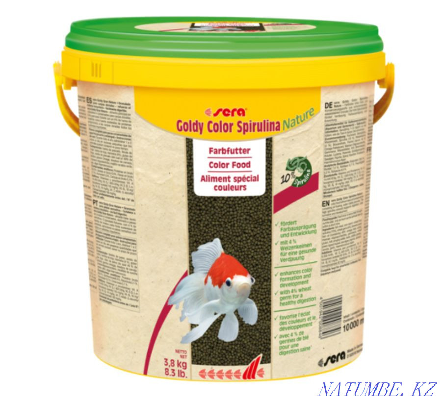 Sera Goldy Spirulina - корм для золотых рыбок Темиртау - изображение 2