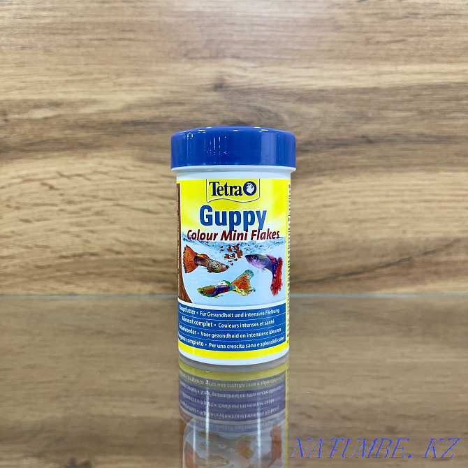 Корм для живородящих рыбок Tetra Guppy Colour Mini Flakes. Караганда Караганда - изображение 1