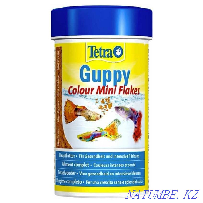 Корм для живородящих рыбок Tetra Guppy Colour Mini Flakes. Караганда Караганда - изображение 2