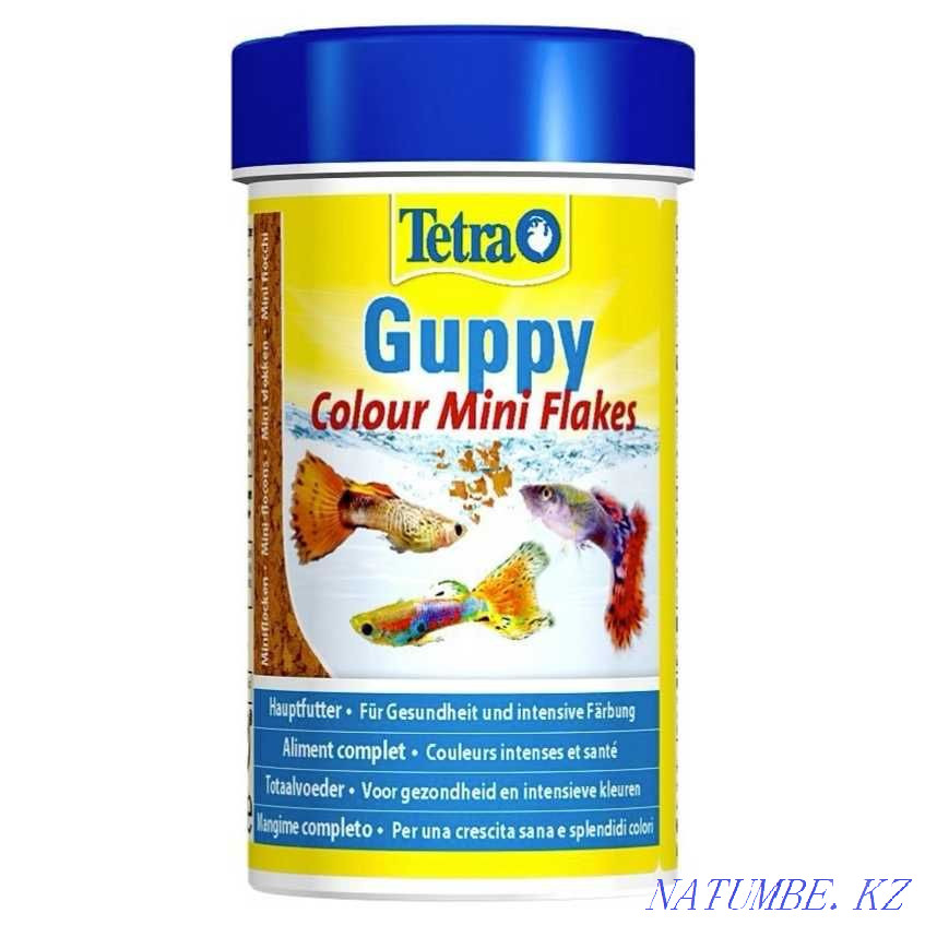 Корм для живородящих рыбок Tetra Guppy Colour Mini Flakes. Караганда Караганда - изображение 2