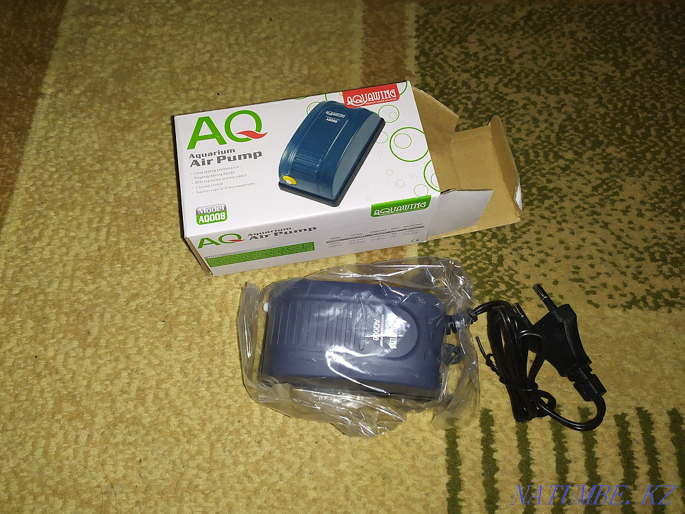 Новый компрессор для воздуха. Недорогие аквариумы. Алматы - изображение 1