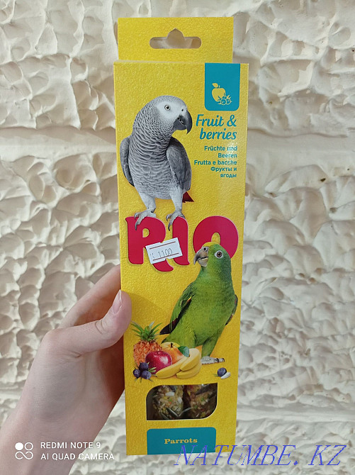 Палочки для сточки клюва крупных попугаев лакомство Астана - изображение 1