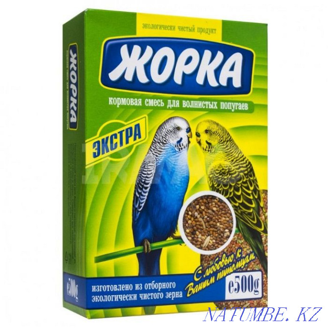 Zhorka: food for budgerigars "Extra". Tamas shop. Semey - photo 1