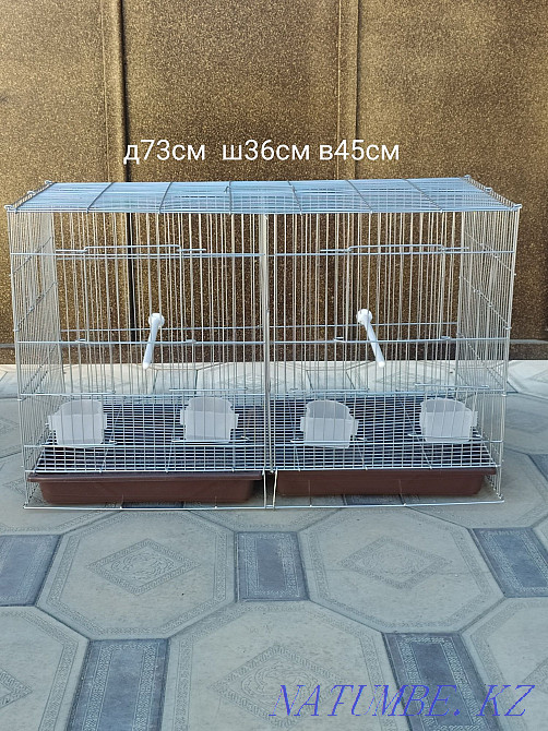 Клетки для канарейк и попугаев Шымкент - изображение 3