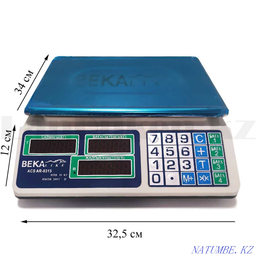Electronic trading scales up to 35 kg Astana - photo 2