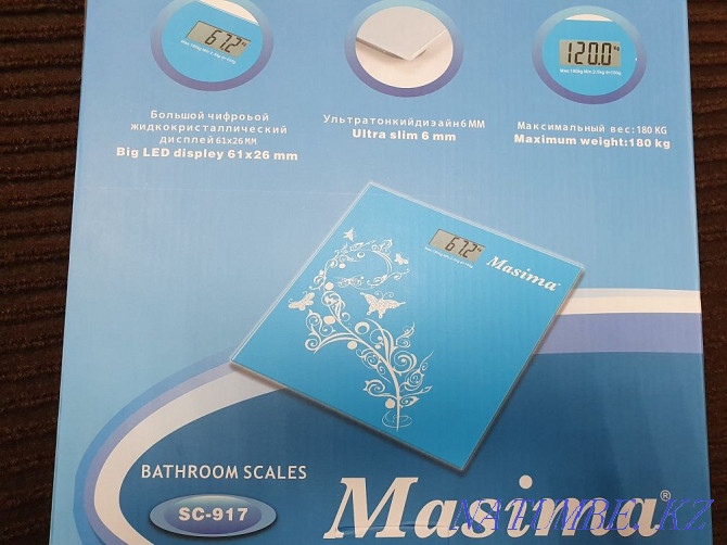 Продам весы электронные напольные новая в упаковке Павлодар - изображение 1