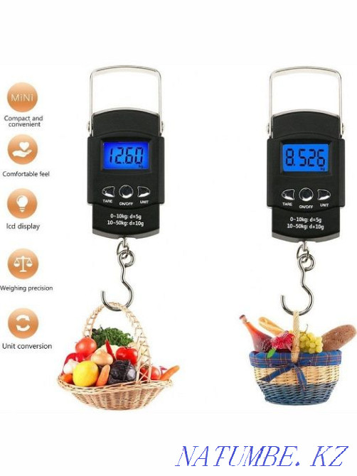 Электронные весы до 50 кг,новые,отличного качества. Актобе - изображение 1