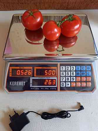 Весы настольные до 40кг электронные продуктовые Keremet и ВЕКА Kostanay