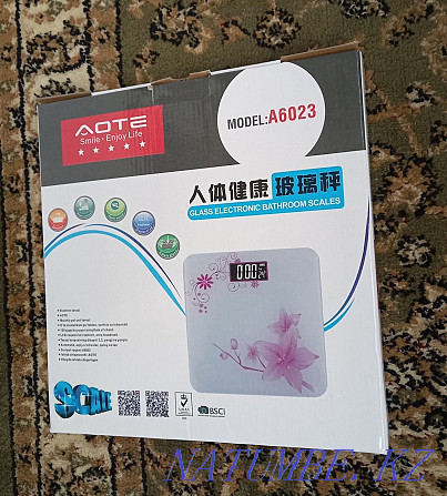 Electronic floor scales with LCD display 4 sensors. Floor scales. Almaty - photo 4