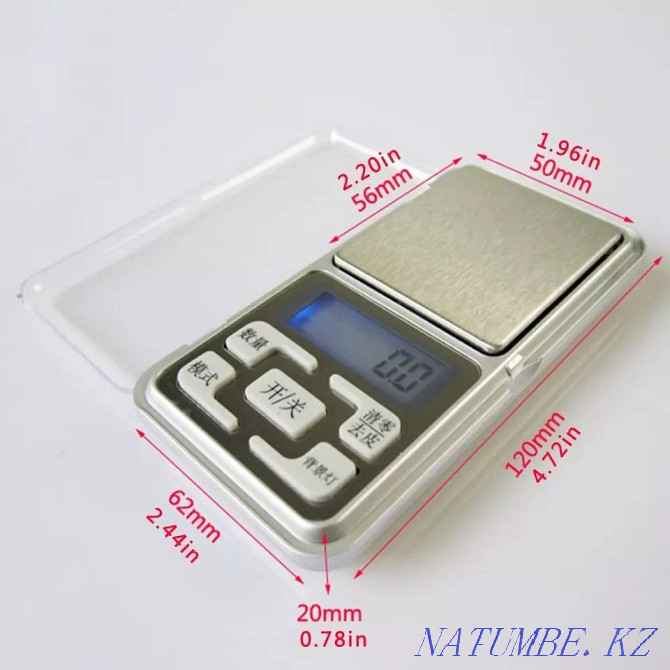 New high-quality accurate electronic scales up to 200gr. Accuracy 0.01 Aqtau - photo 8