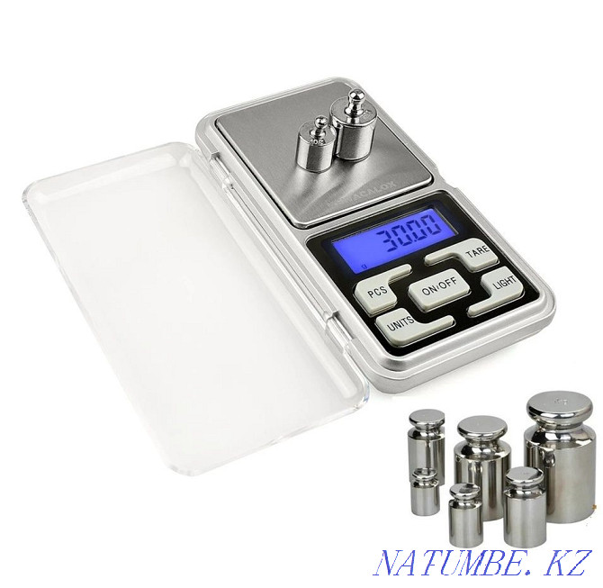 New high-quality accurate electronic scales up to 200gr. Accuracy 0.01 Aqtau - photo 7