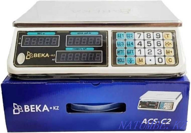 Товарные весы 35кг BEKA , ACS-C2 торговые весы электронные , Тараз Алматы - изображение 2