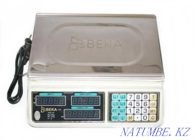 Товарные весы 35кг BEKA , ACS-C2 торговые весы электронные , Тараз Алматы - изображение 1