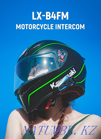 Communication Intercom FM Walkie Talkie Bluetooth Motorcycle Helmet Helmet Rudnyy - photo 3