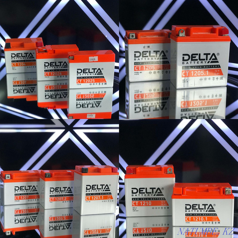 Accumulators for the Mototechnics - the Moped, the Scooter, the Motorcycle, the ATV! Almaty - photo 1