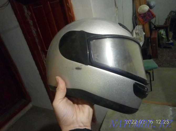 Helmet, helmet for motorcycle and snowmobile. Kostanay - photo 3