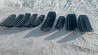 Капроновые накладки на лыжи снегоходов- расширители лыж. Karagandy