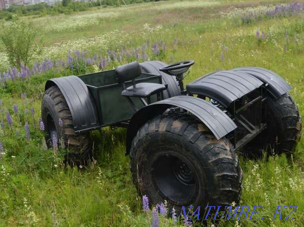 Snow and swamp vehicle, karakat, snowmobile, all-terrain vehicle, amphibian, floating. Semey - photo 1