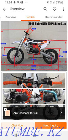 Sell pit bike, motorcycles, scooters, mopeds, sport bikes, ATVs, tricycle Almaty - photo 4